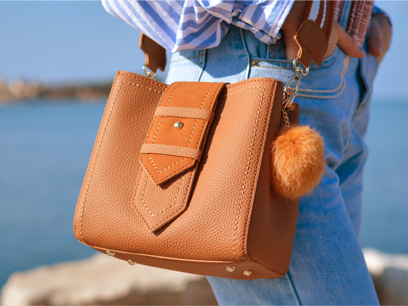 woman carrying handbag