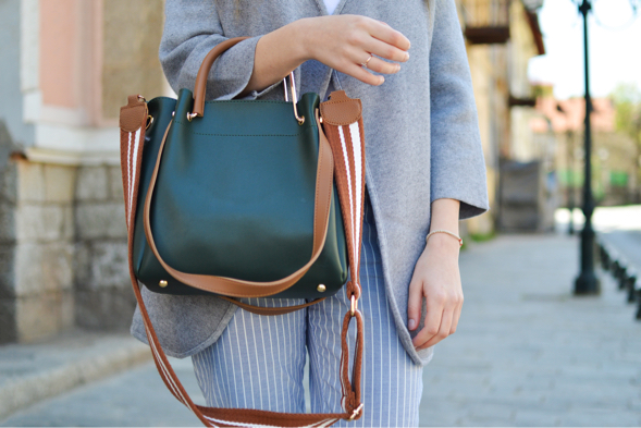 woman carrying handbag